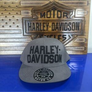 Harley-Davidson Gray Fitted Cap 7 5/8